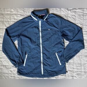 LRG Men's Blue Graph Check WindbreakerJacket Fisherman Gorpcore Outdoor -XL